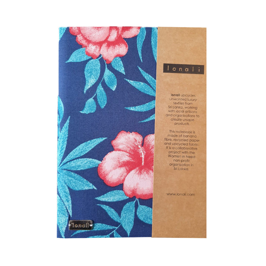 Lonali Upcycled Notebook - Boho Beach Floral