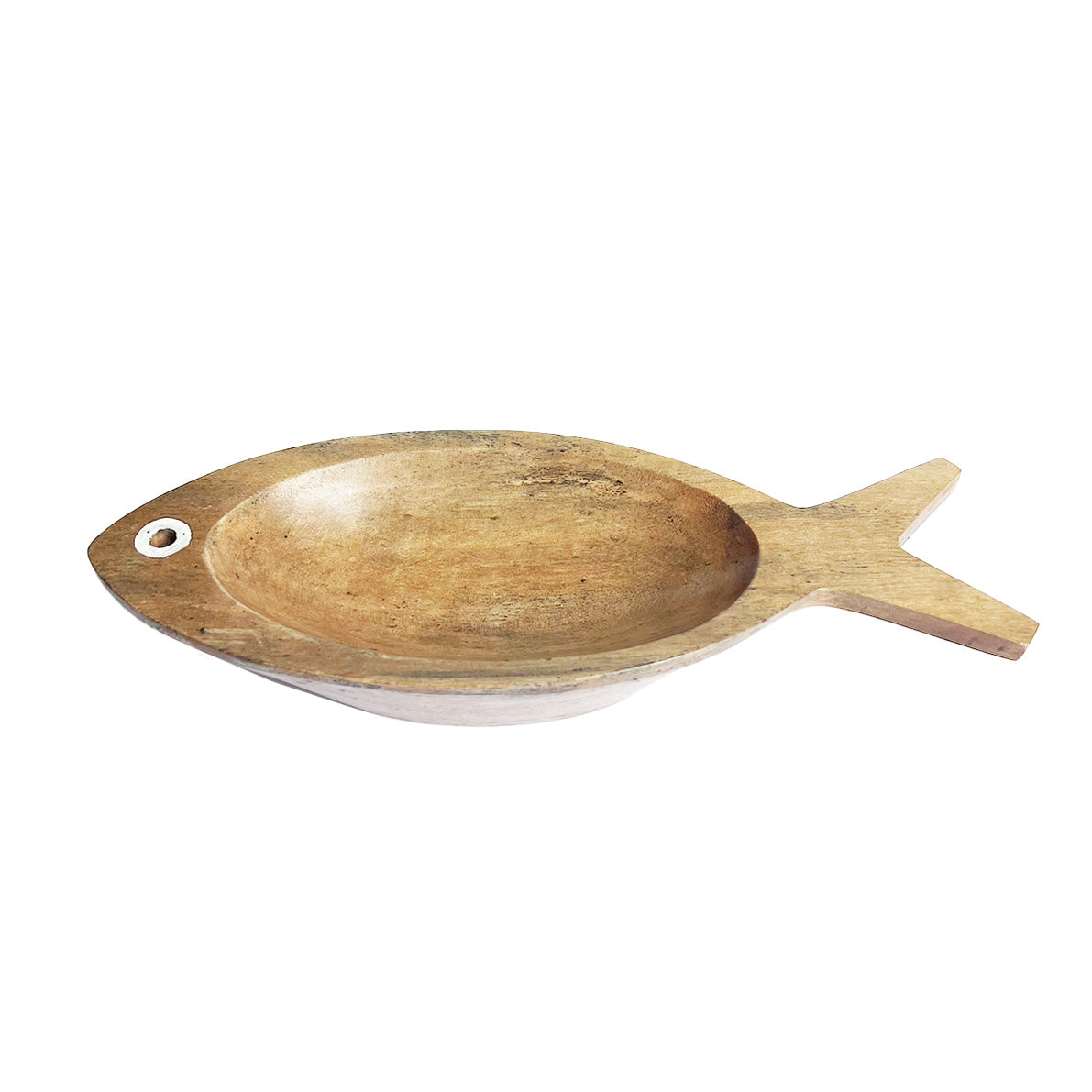 Wooden Fish Bowl Large