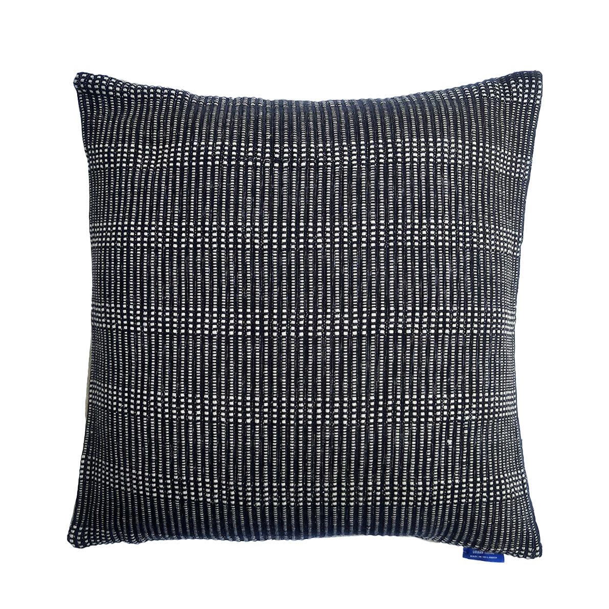 Japanese Space Pillow  Cover - Black Taupe with Lurex
