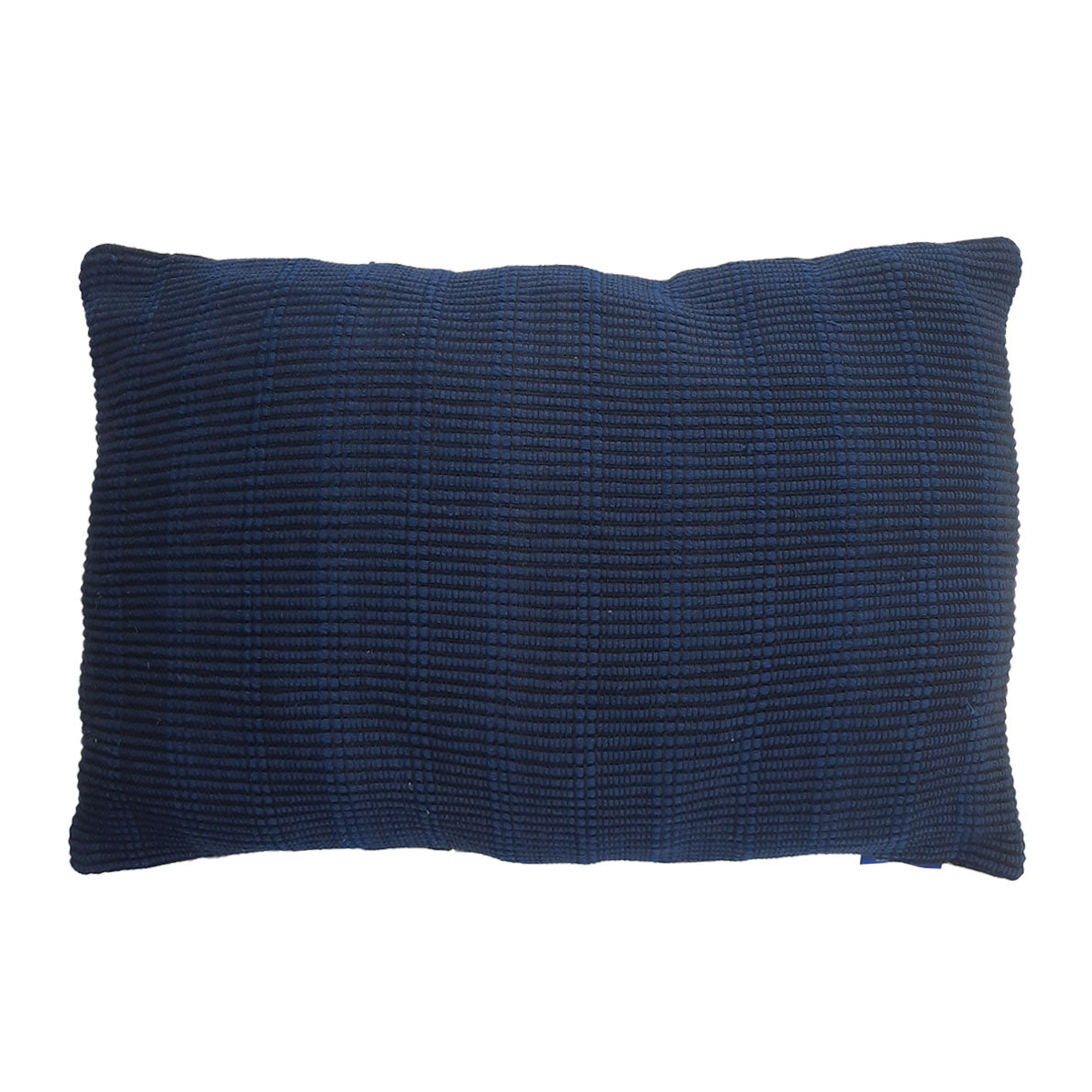 Japanese Space Pillow  Cover - Lumbar Black Blue