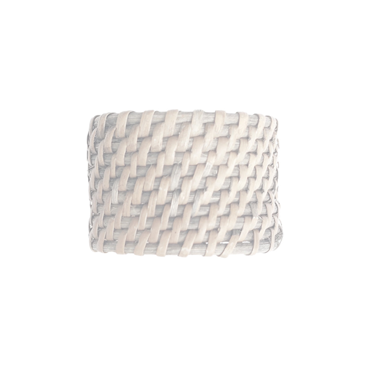 Cane napkin ring - White
